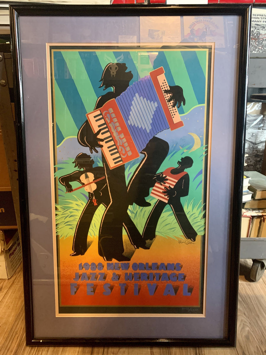 1988 New Orleans Jazz & Heritage Festival framed art – Mutiny