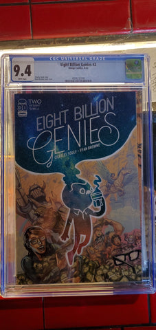 Eight Billion Genies #2 CGC 9.4 2022 Image Comics, Prime Video Series Comics USED Not specified